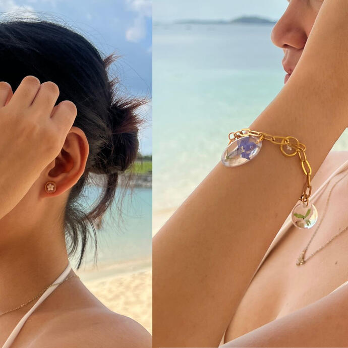 Bloom and Bind is where nature meets elegance. handcrafted jewelry made with real flowers, preserved to bloom with you forever.